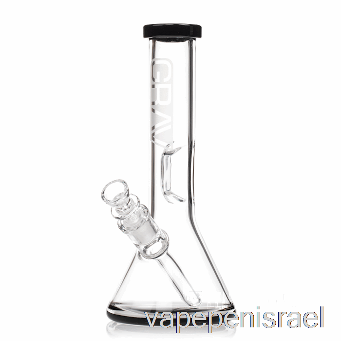 חד פעמי Vape Israel Grav בסיס כוס קטנה צינור מים שקוף/שחור
